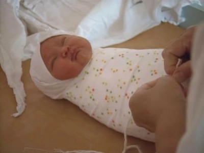 A tightly bound Russian baby.