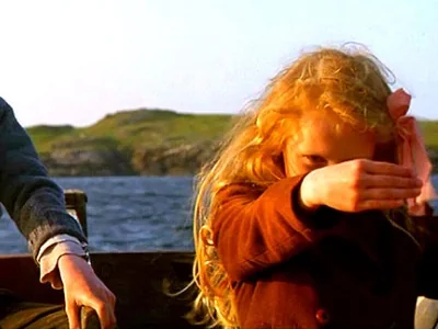 A girl in Ireland looking Irish.