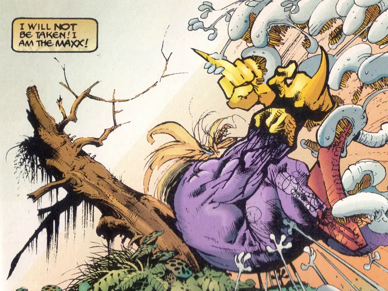 The Maxx is under attack by an army.