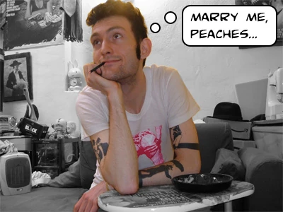 Josh dreams of Peaches.