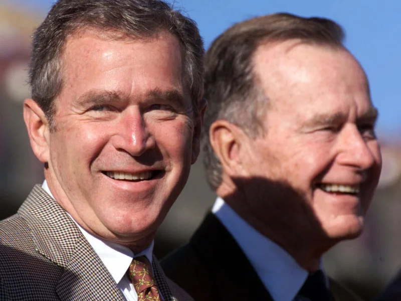 George Bush and George Bush.
