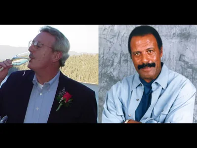 Josh's real dad and Fred Williamson.